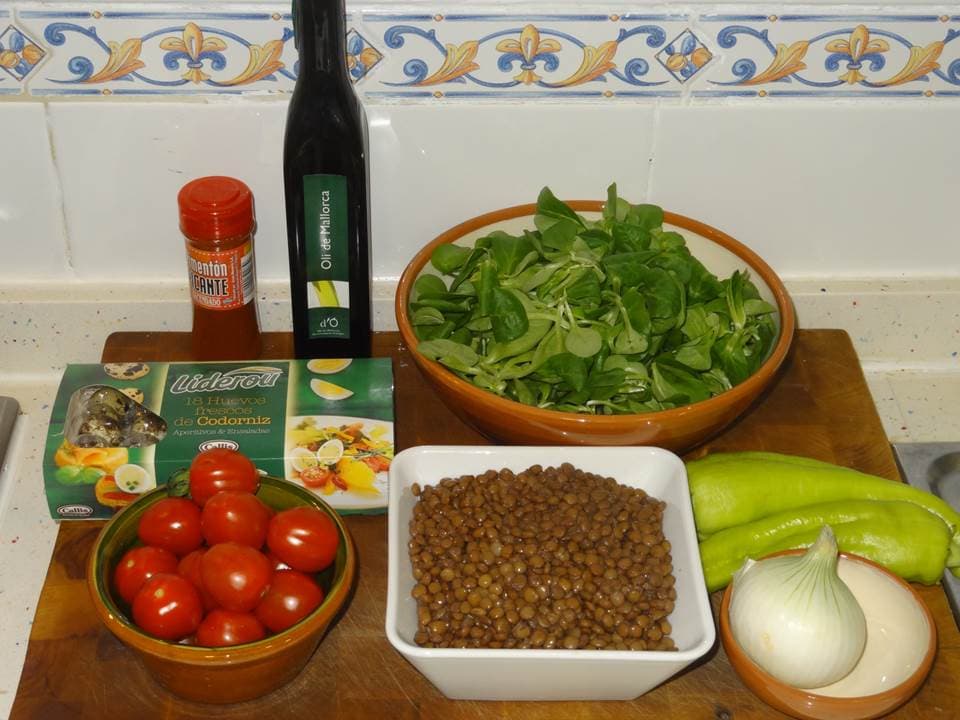 Ensalada de lentejas
