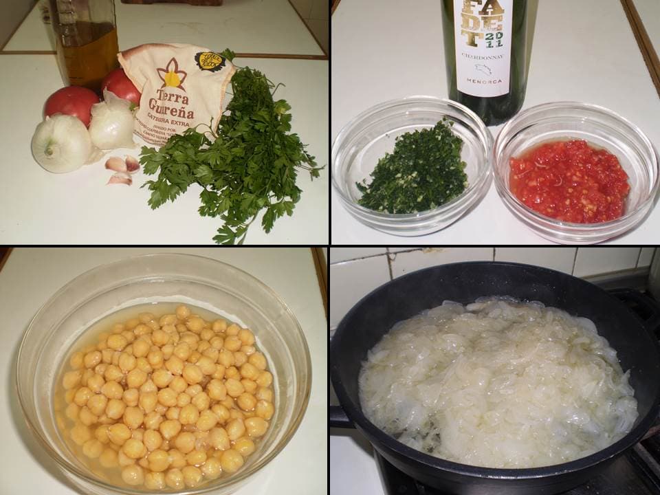 Garbanzos «escaldins»