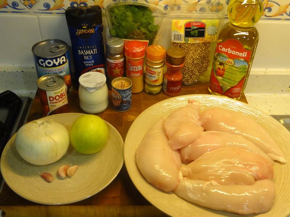 Pollo tikka masala