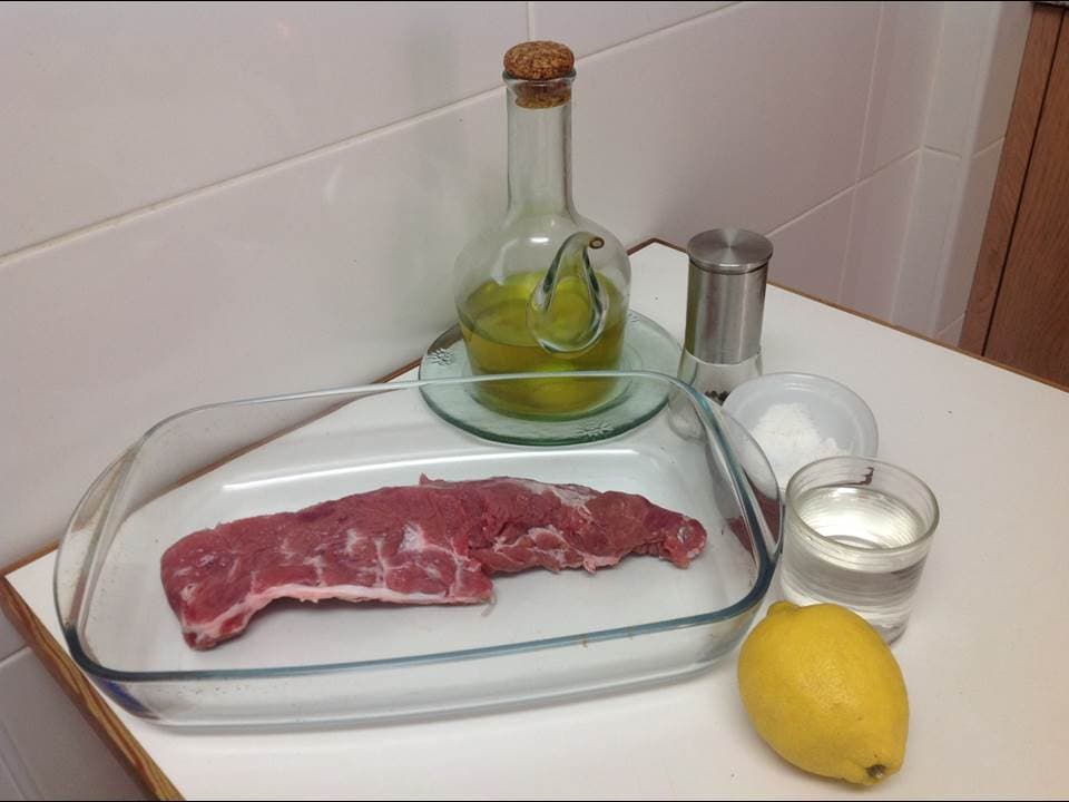 Solomillo de cerdo al horno
