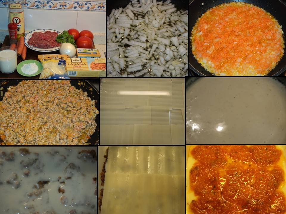 Lasaña de carne