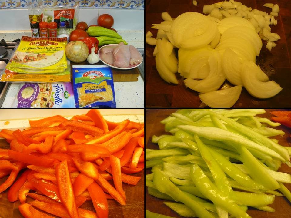 Fajitas de pollo (i)