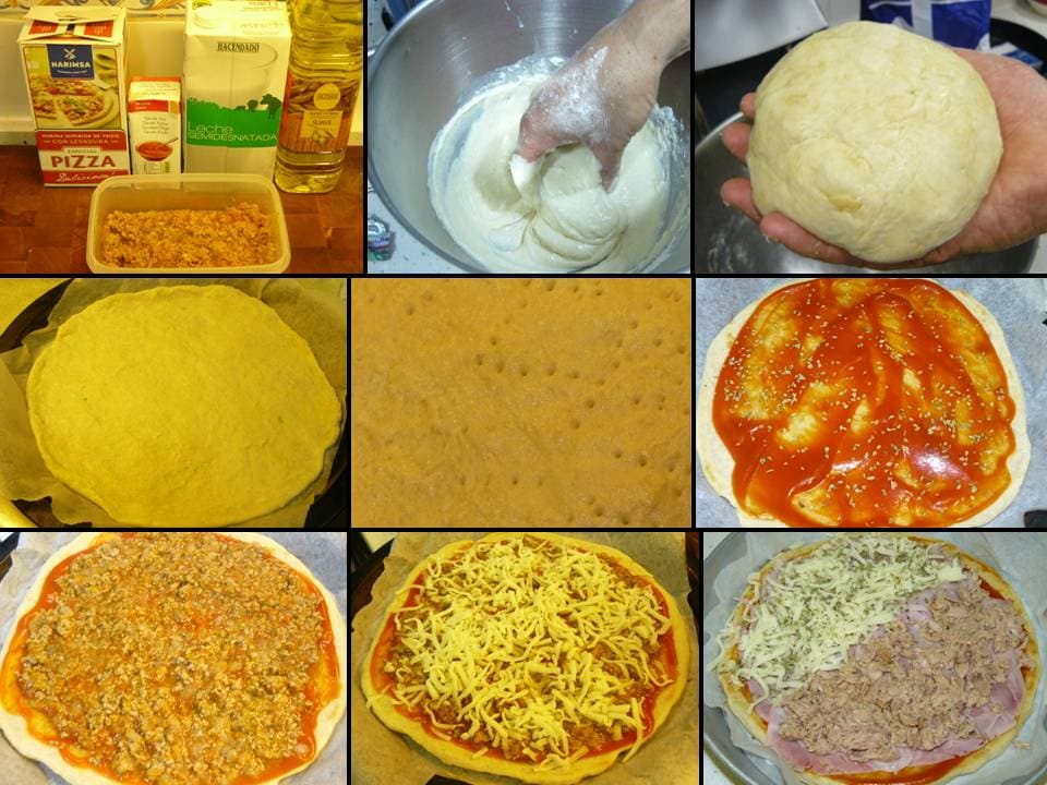 Pizza boloñesa