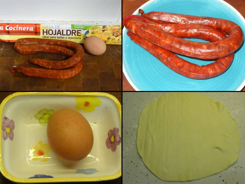 Hojaldre con chistorra