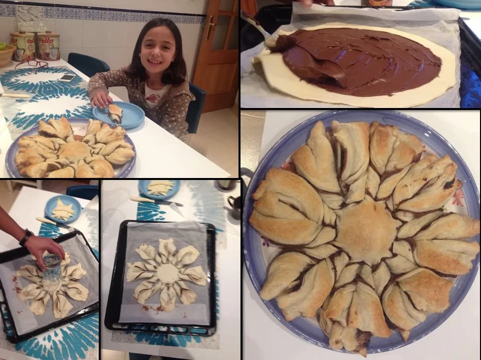 Foto de Blanca Amengual Pieras para Estrella de hojaldre y nutella