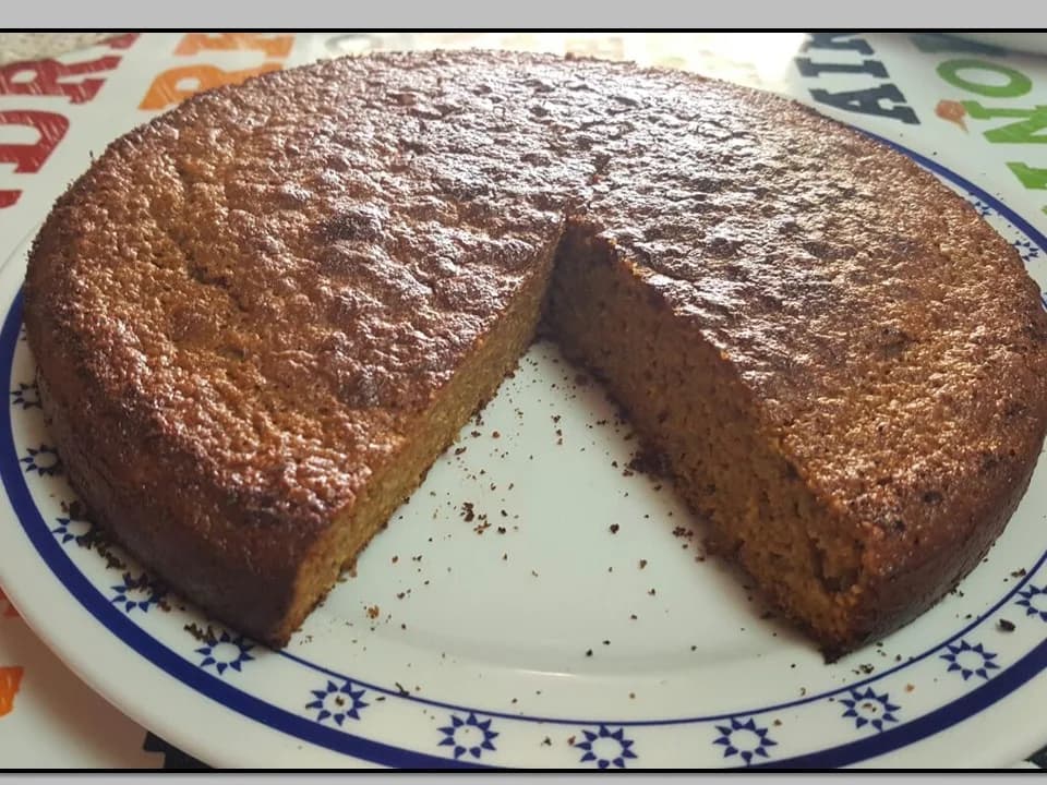 Foto de María Pilar Muntaner para Bizcocho de zanahoria y almendra
